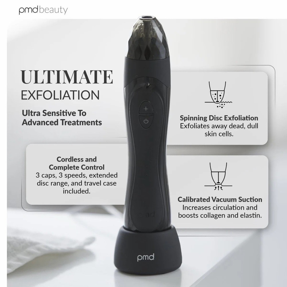 PMD Personal Microderm Elite Pro Multi-Function Machine - Black (1005BLACK)