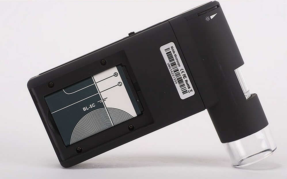 5MP HD Digital Portable Microscope Foldable Camera with 3" LCD Screen 8 LED