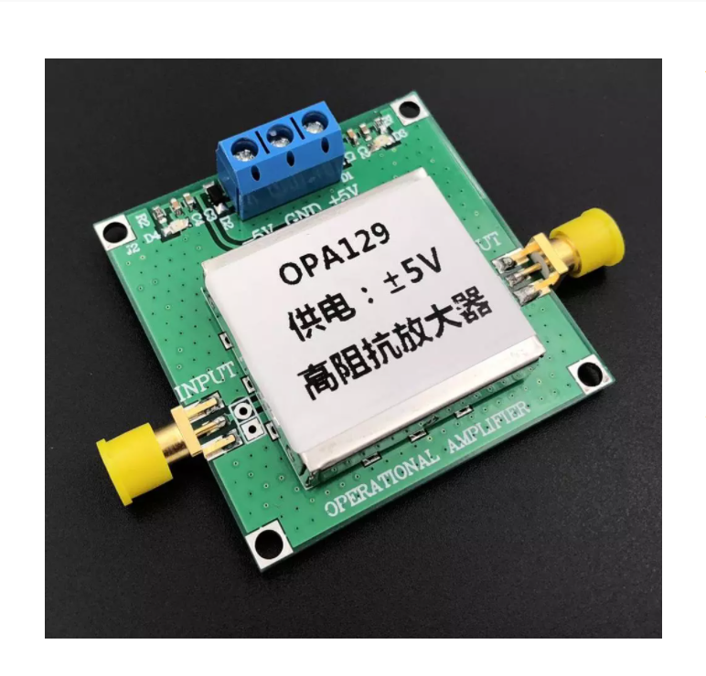 OPA129 high impedance amplifier module electrode conversion I / V conversion