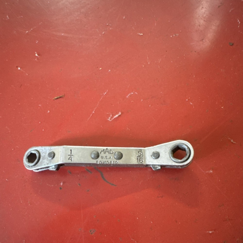Mac Tools ROW0810 Double Hex Ratcheting Box Wrench 1/4 & 5/16 in