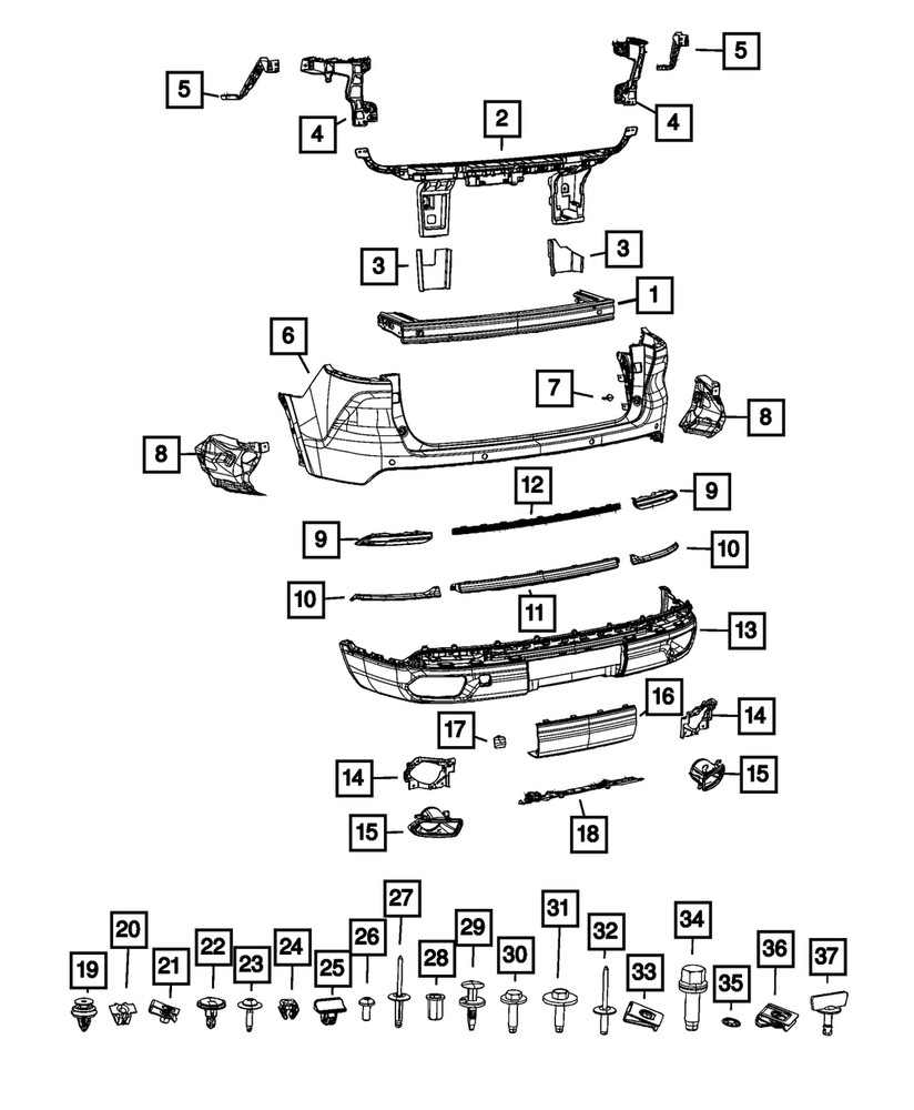 Genuine Mopar Exhaust Bracket Left 68460312AA