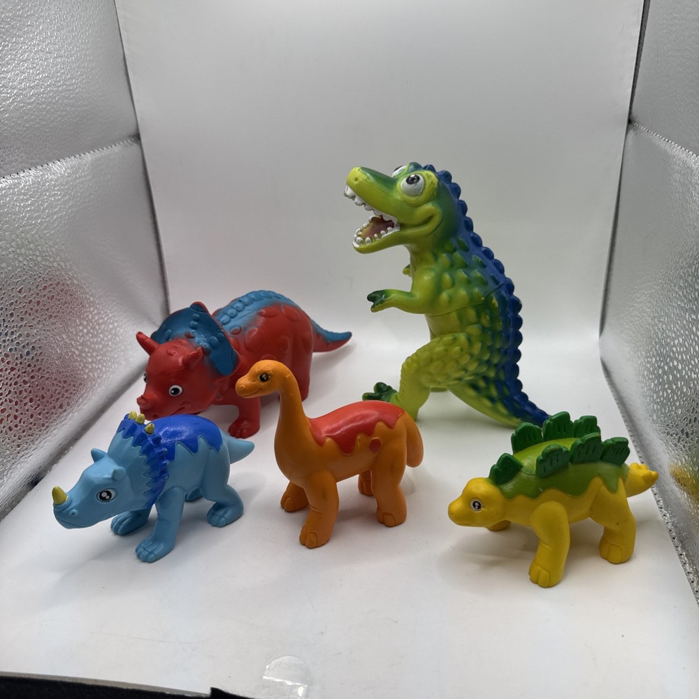 5 Pc. Plastic Dinosaur Lot
