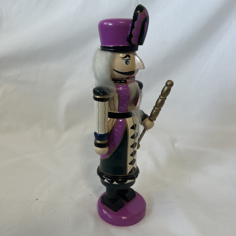 10" Purple Christmas Nutcracker