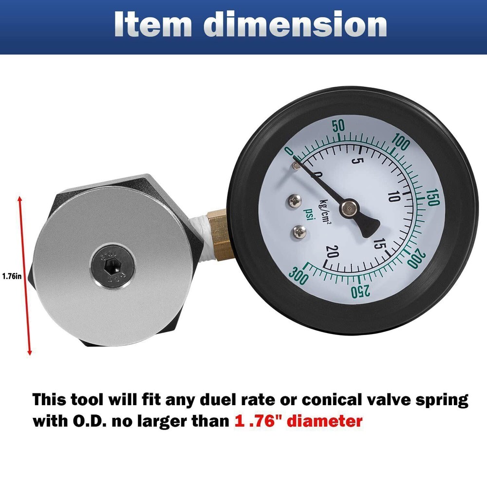66835 Universal Mini Valve Spring Tester For 0-300LB/5LB Increments Valve Spring