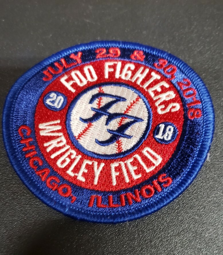 Wrigley Field AUTHENTIC Patch 3" Never Used Foo Fighters Official Merchandise