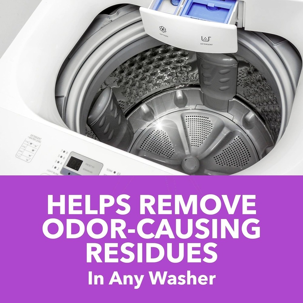 Washing Machine Cleaner with Odor Blasters, 4 Count
