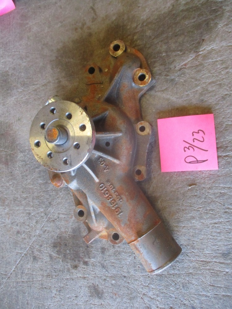 NOS Water Pump, Unpainted, 19168610 for HMMWV, Light Surf Rust