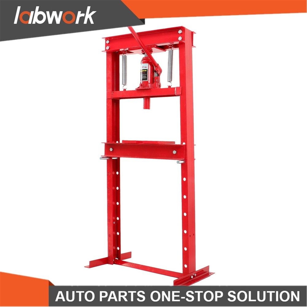 Labwork Hydraulic Press 12 Ton Capacity Steel Floor Shop Press Machine