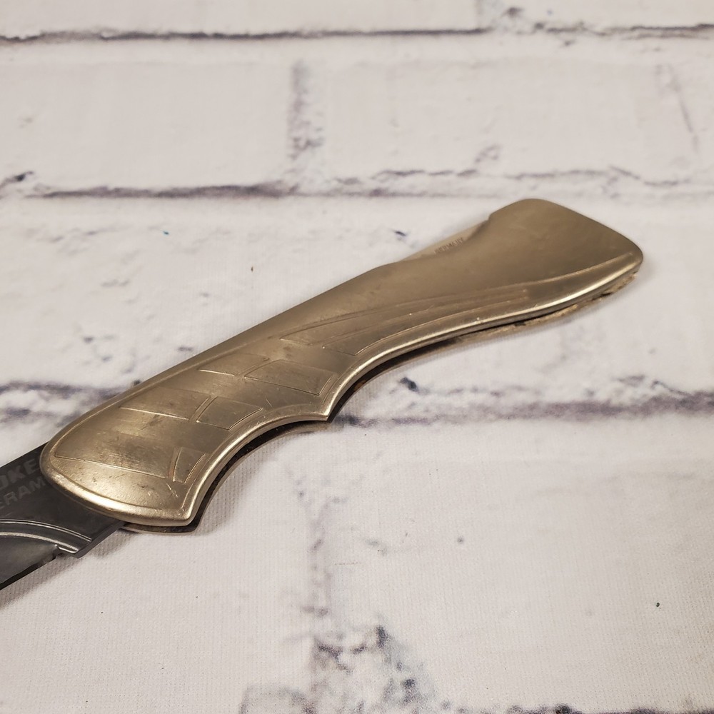 Boker Ceramic Knife 2040 Delta Titanium Folding Handle Germany