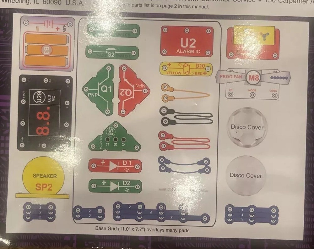 Snap Circuits Arcade 200 Projects Build Electronic Explore Partial Kit STEM READ