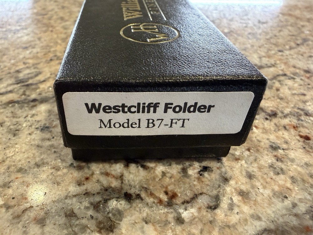 William Henry knife Westcliff Folder B7-FT