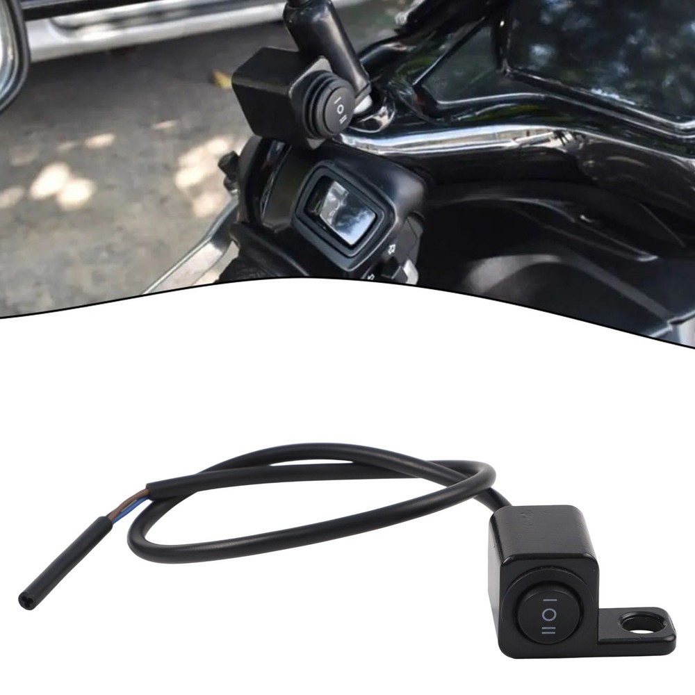 Motorcycle Handlebar 3Way Light Controller with Easy Installation Features