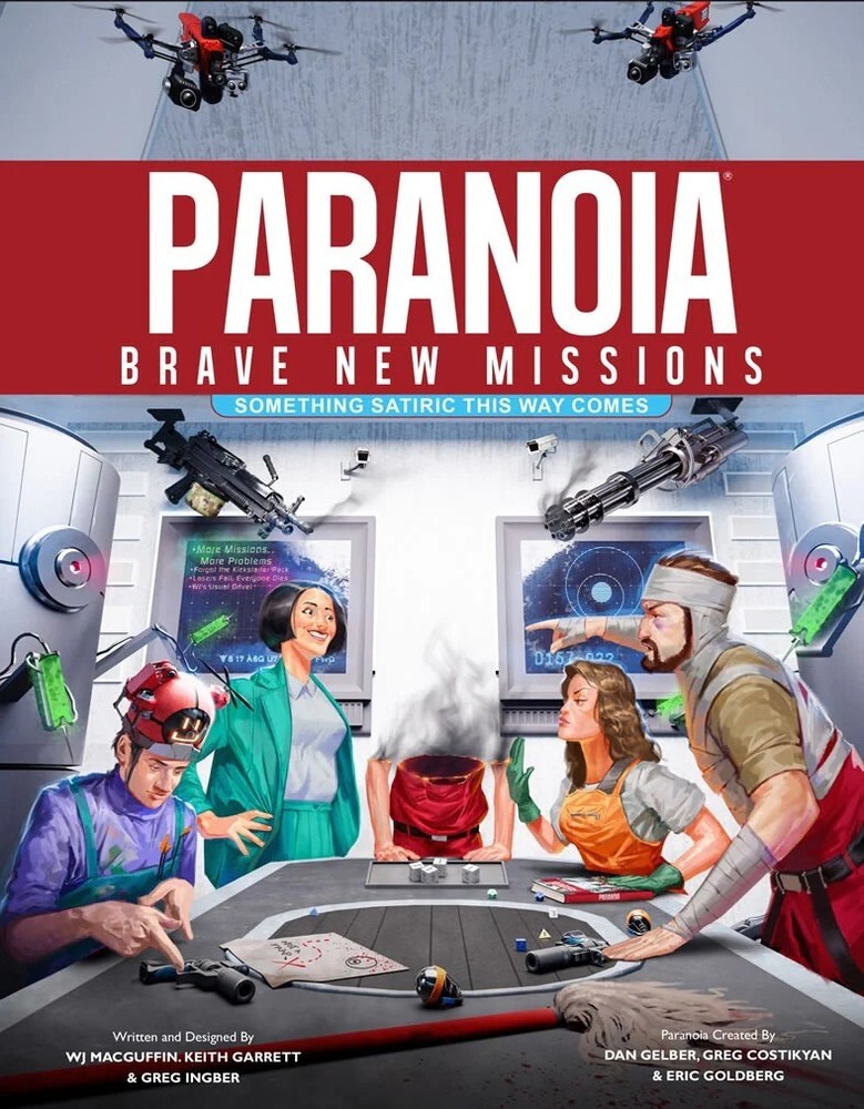 Paranoia RPG: Brave New Missions: Something Satiric This Way Comes - DING & DENT