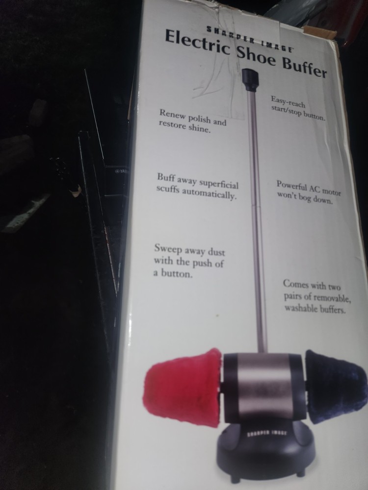 🔥 New Sharper Image Dual Buffer Shoe Shine Polisher CA825