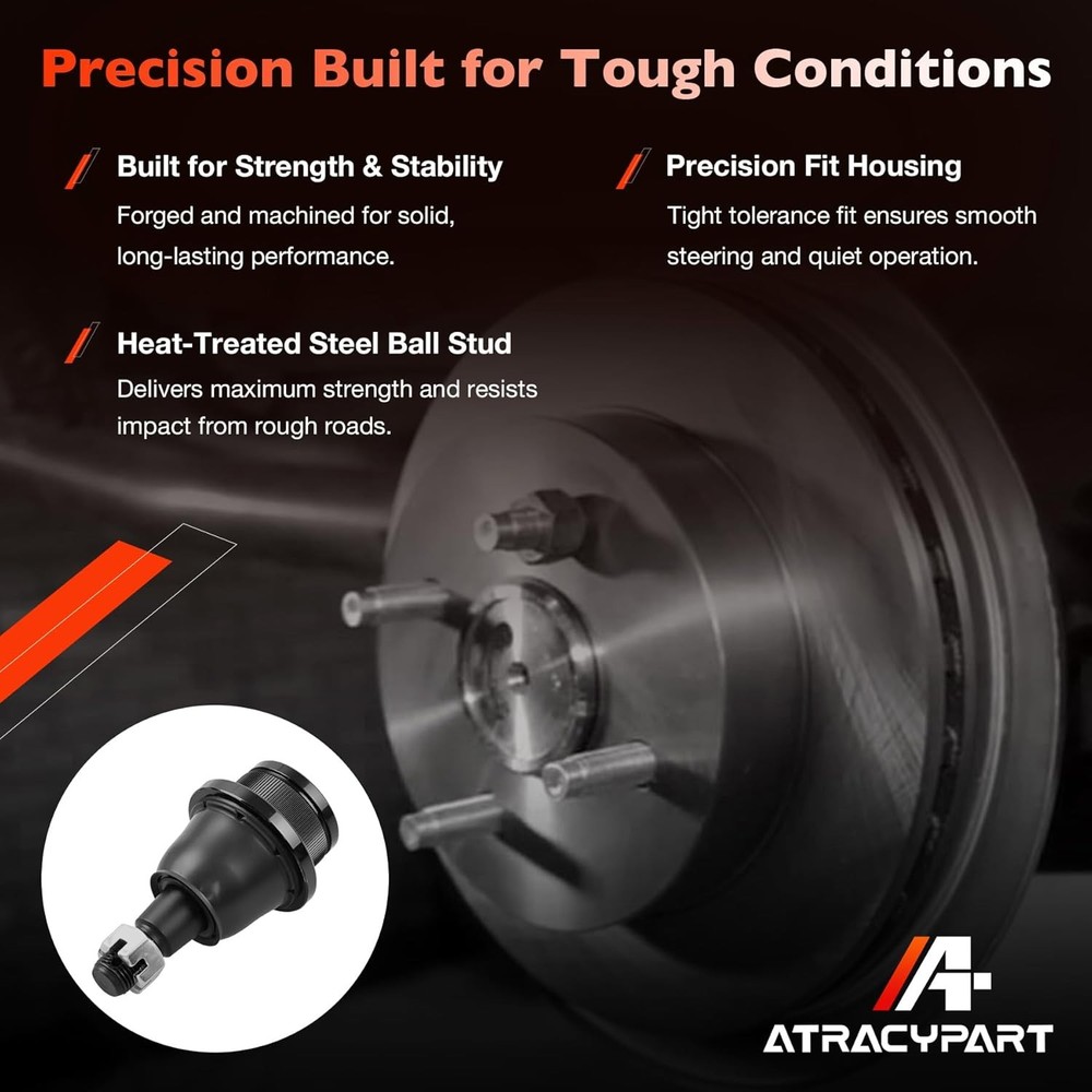 2 Front Lower Ball Joints Compatible with Chevy Silverado 1500 Express 2500 Taho