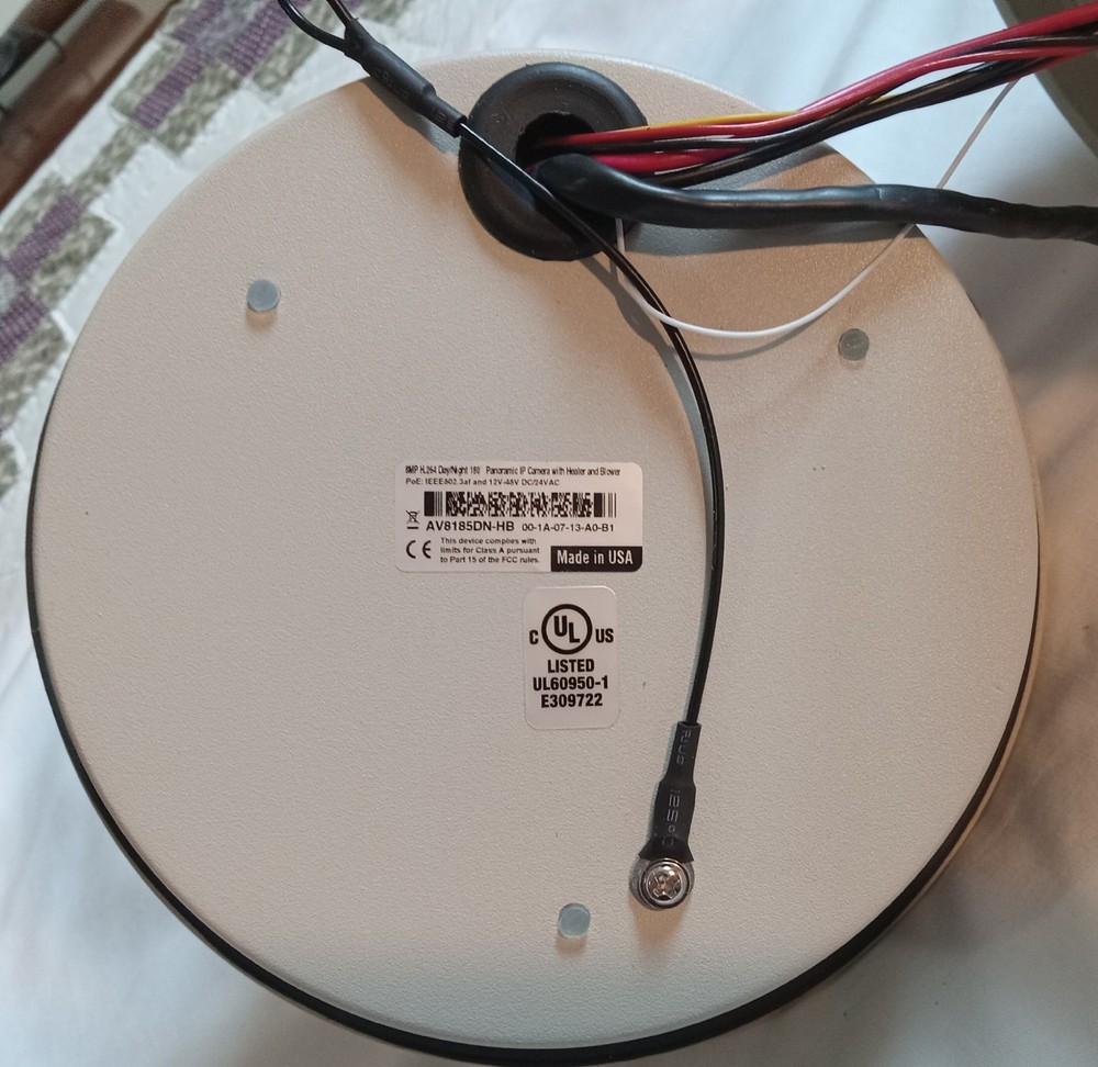 Security Camera Arecont Vision AV8185DN-HB Mount 8 Megapixel 180˚ Panoramic IP
