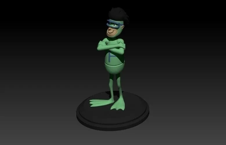UNPAINTED The Impossibles 3D Printed Models 5" Tall