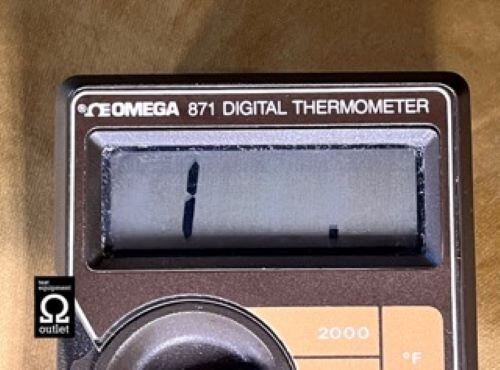 Omega Digital Thermometer 871 Tested Free Shipping