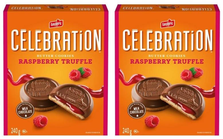 Celebration Raspberry Truffle Cookie, 240g (2 Pack)