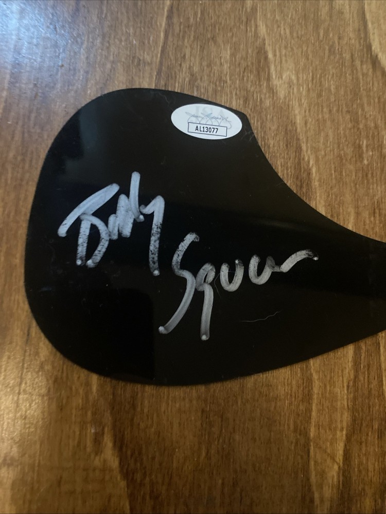 Billy Squier Signed Autographed Guitar Pick Guard JSA