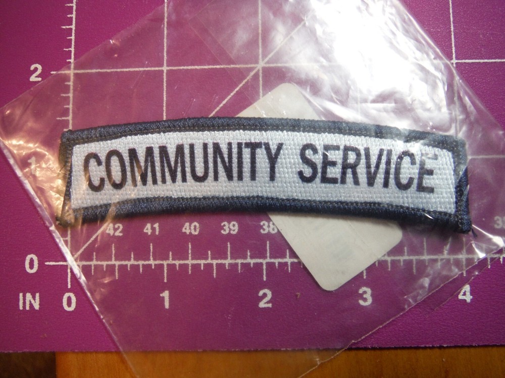 POLICE Retired rocker patch