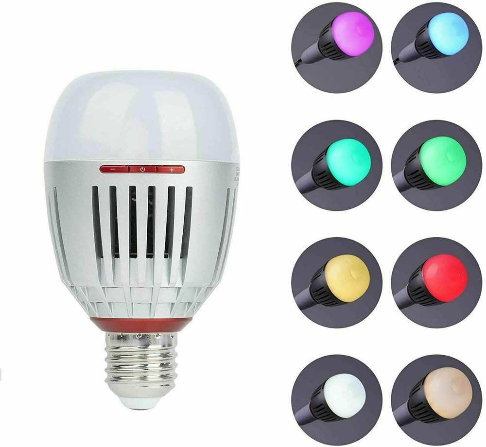 Aputure Accent B7C RGB Smart LED Light Bulbs Adjustable Studio Photography Light