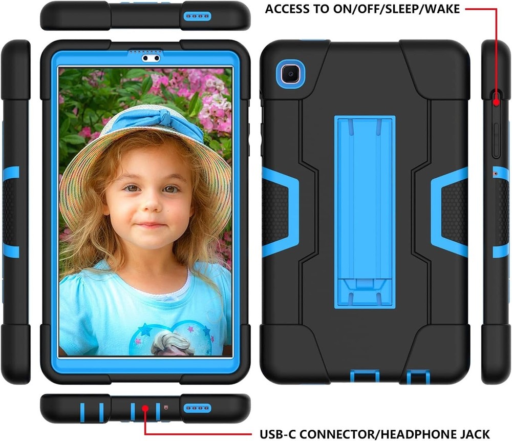 Samsung Galaxy Tab A7 Lite 8.7 Case 2021 Armor Shockproof Rugged Drop Protection