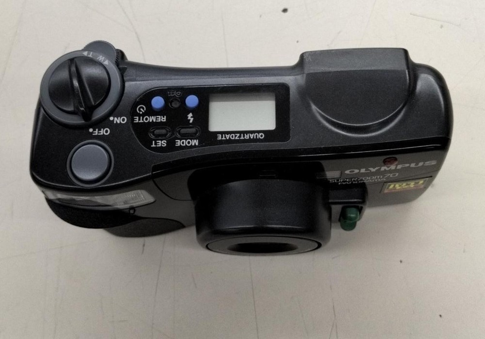OLYMPUS SUPERZOOM70 PANORAMA compact film camera