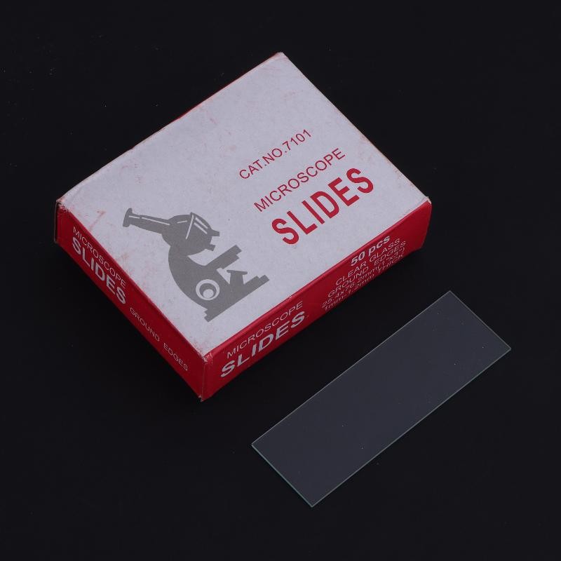 50Pcs Microscope Slides Blank Biology Glass Slide For Basic Biological Science