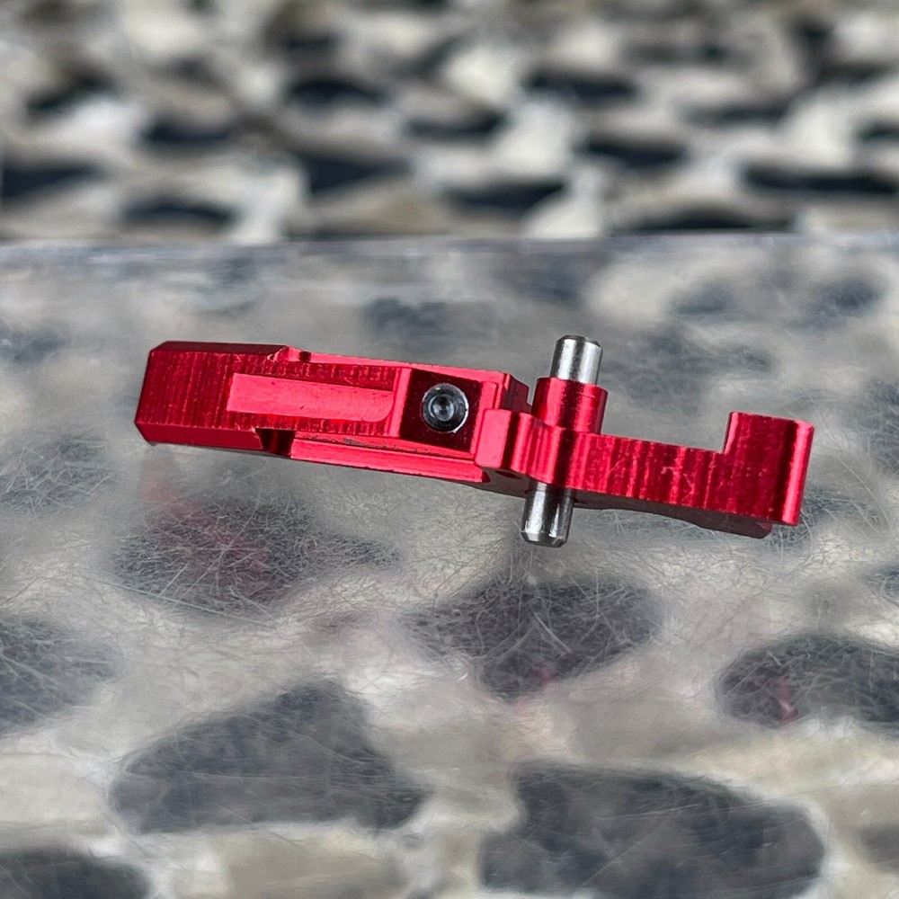 NEW Maxx Model CNC Aluminum Advanced Speed Trigger Style E - Red (MX-TRG002SER)