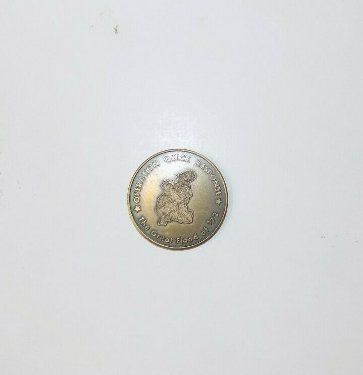 1972 US ARMY Engineer District Baltimore Operation Quick Response Challenge COIN