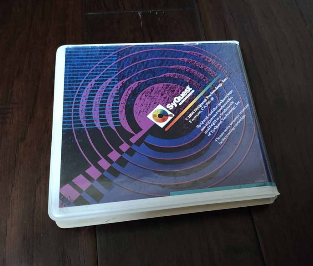 SyQuest 44MB 5.25" Removable Hard Disk Cartridge - Atari ST formatted