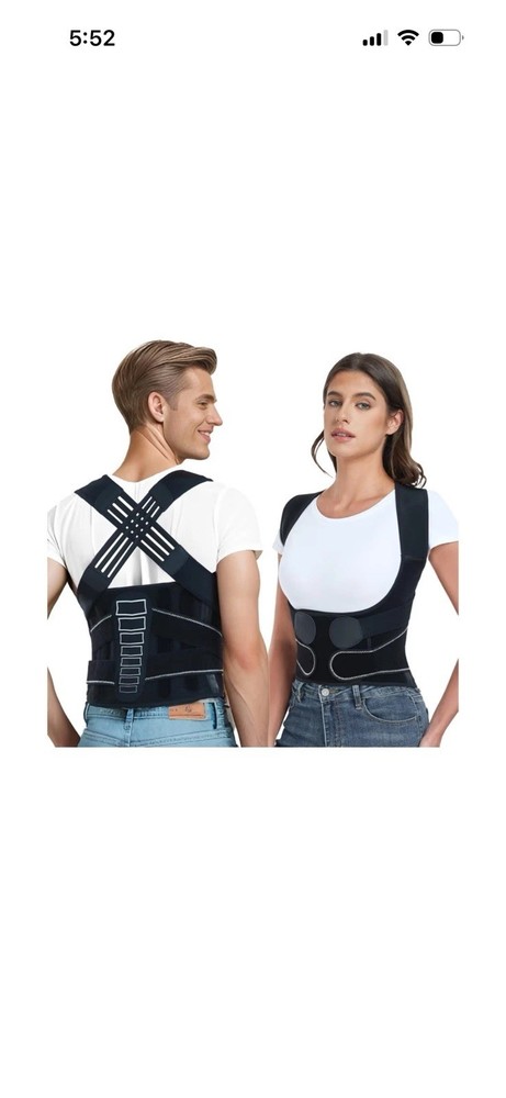 Enthra Back Brace Posture Corrector Women & Men Medium