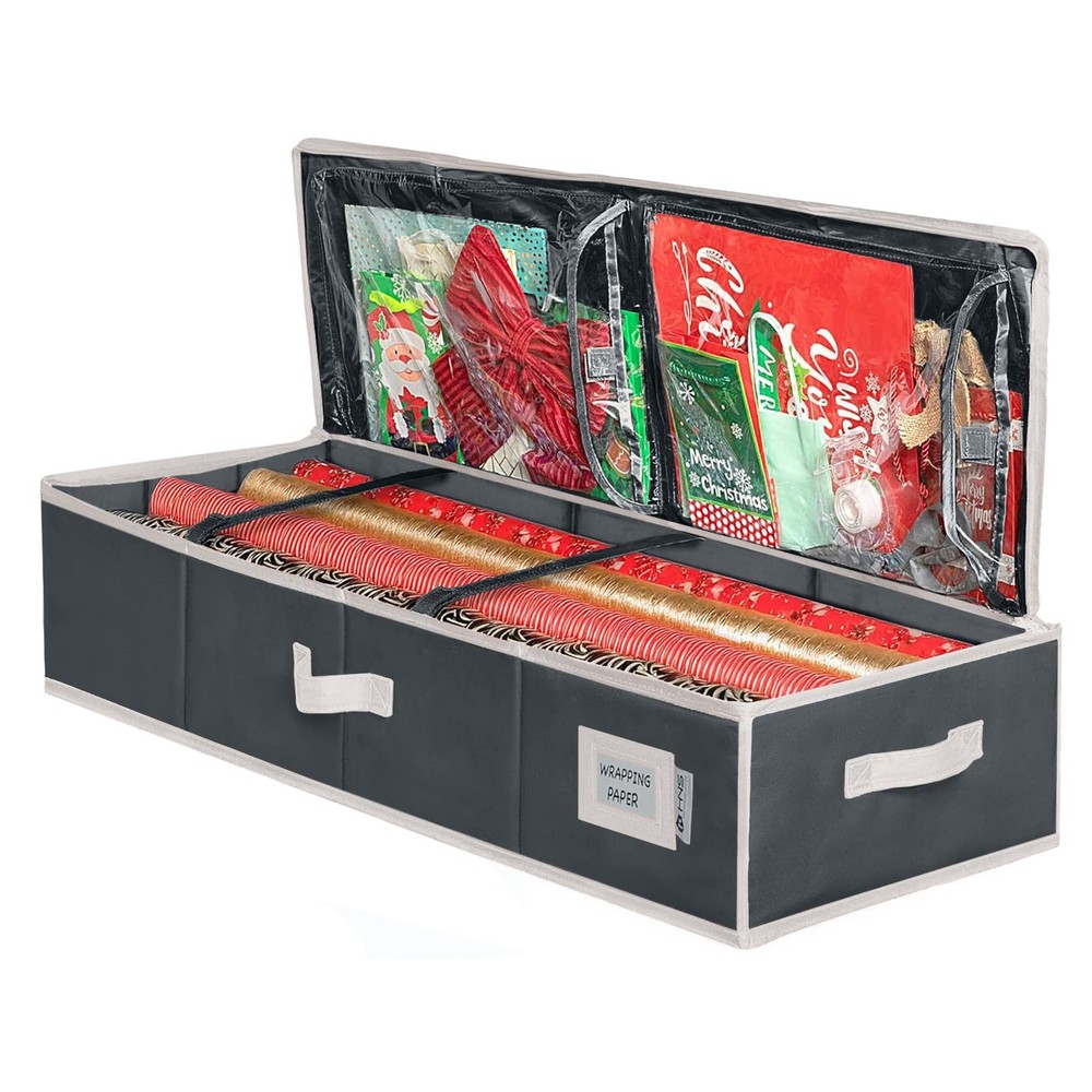 HOLDN' STORAGE Premium Wrapping Storage Container - Durable 600D Tear-Proof, ...