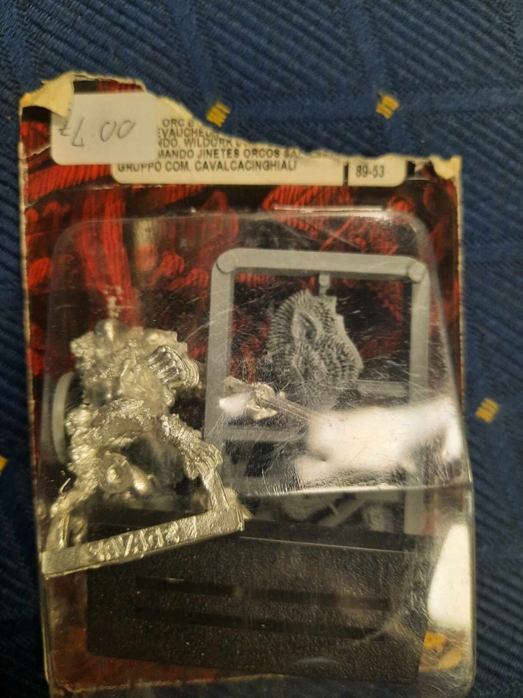 Warhammer metal minis: Orc Boarboy