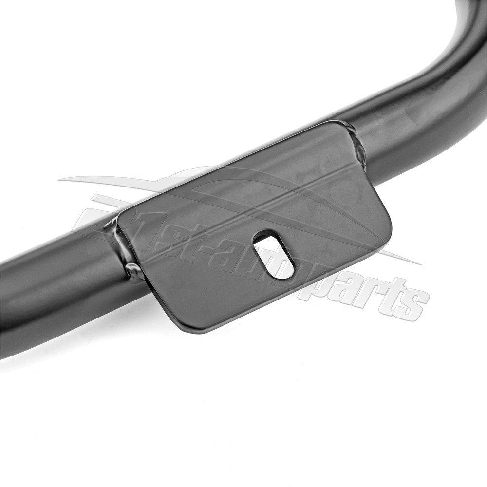 Black Engine Guard Crash Bar For 2000-2017 Harley Fat Boy FLSTF FLSTFB FLSTFBS