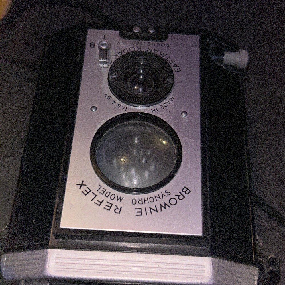 Vintage Kodak Brownie Reflex Synchro Model Untested