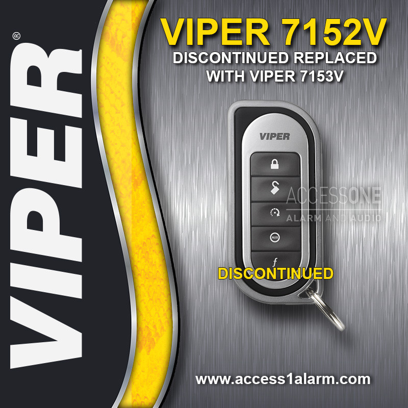 Viper 7152V 1-Way 5-Button Replacement Remote Control For 5204V New 7153V Remote