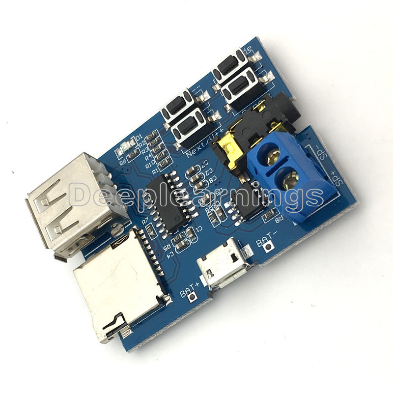 MP3 Format U Disk TF Card decoder board module amplifier decoding audio Player s
