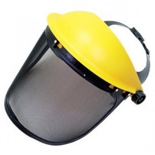 UNIVERSAL ADJUSTABLE WIRE MESH PROTECTIVE BRUSHCUTTER VISOR