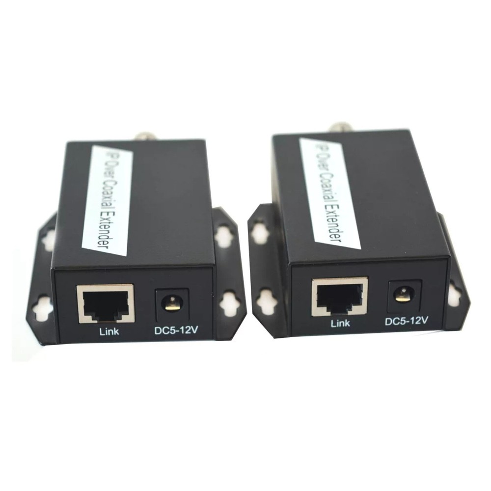 1 Pair Durable Metal Network Rj45 BNC IP Over Coaxial Extender For Elevator