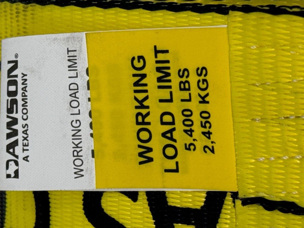 4"X30' Winch Strap with Loop End 4 Pack