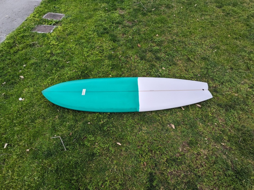 7'4" Quad Fin Mid Length Fish Surfboard