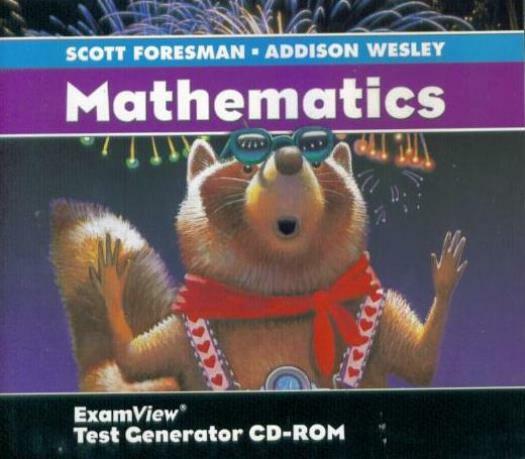 Scott Foresman Mathematics ExamView Test Generator PC MAC CD create custom exams