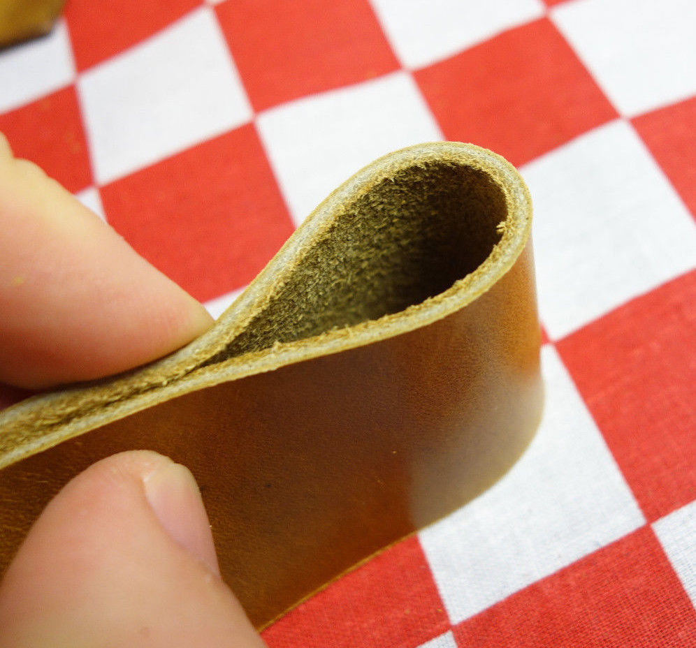 HORWEEN BUTTERSCOTCH CAVALIER 5.5 oz. LEATHER STRAPS, SELECT YOUR SIZE.