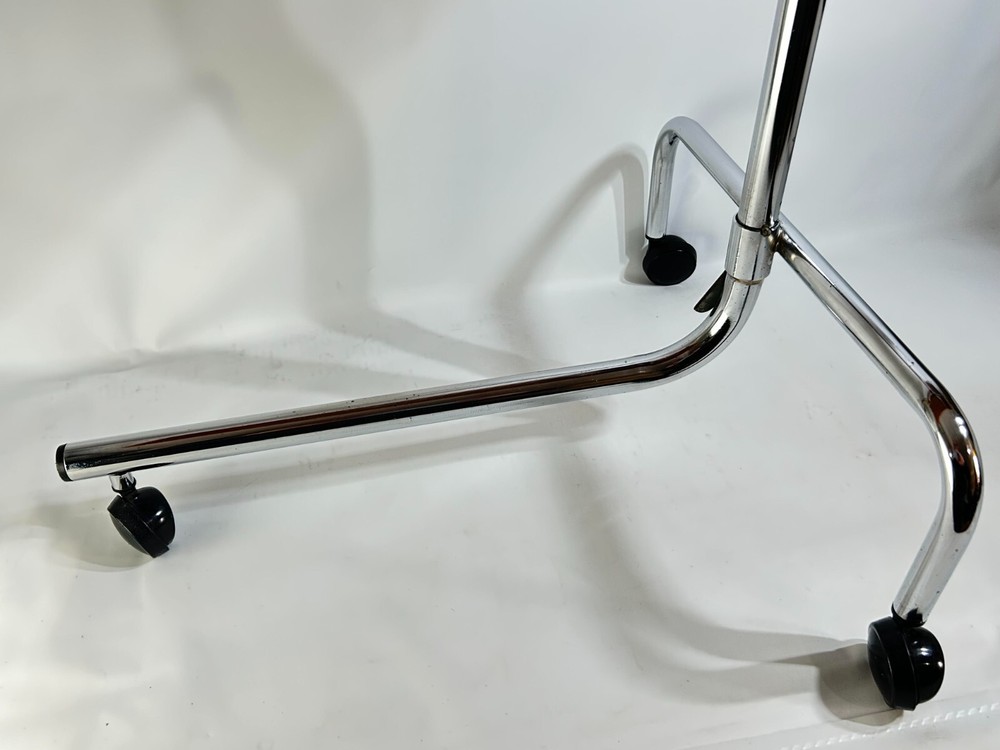 1970s Danecastle ApS Danish Modern Teak and Chrome Adjustable Reading Tray Table