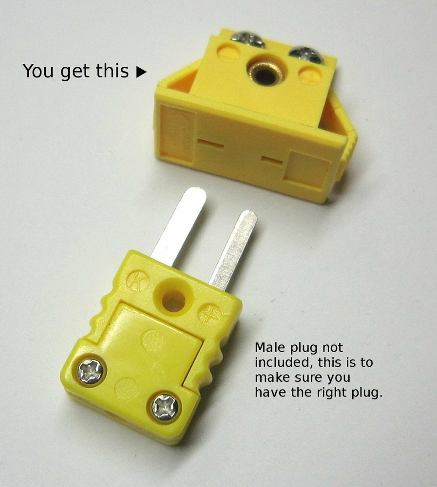 New Panel Mount J-type Thermocouple miniature mini jack socket connector MPJ-J