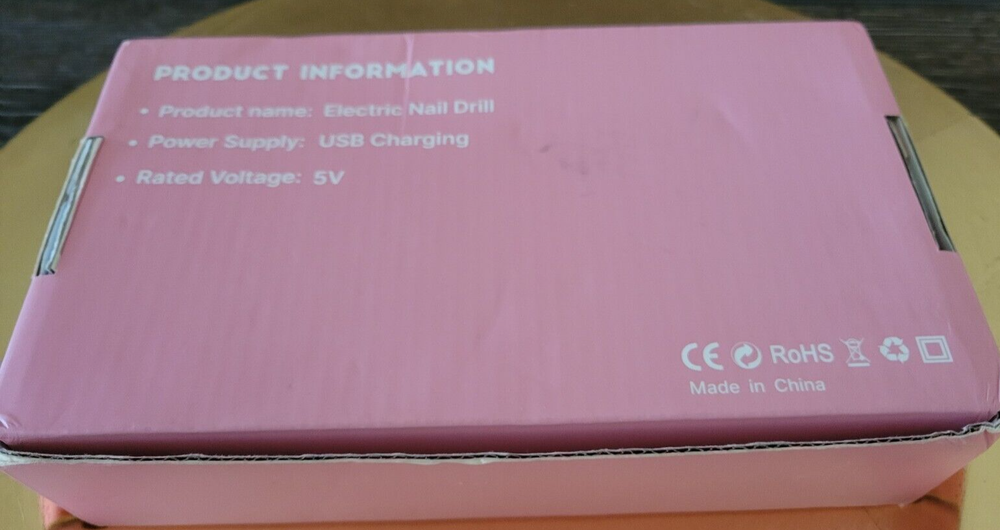 Electric Nail Drill Set Manicure Pedicure Tools NIB USB