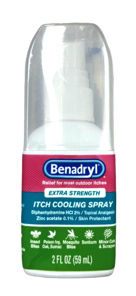 Benadryl SPRAY Extra Strength Itch Cooling Spray 2oz  --