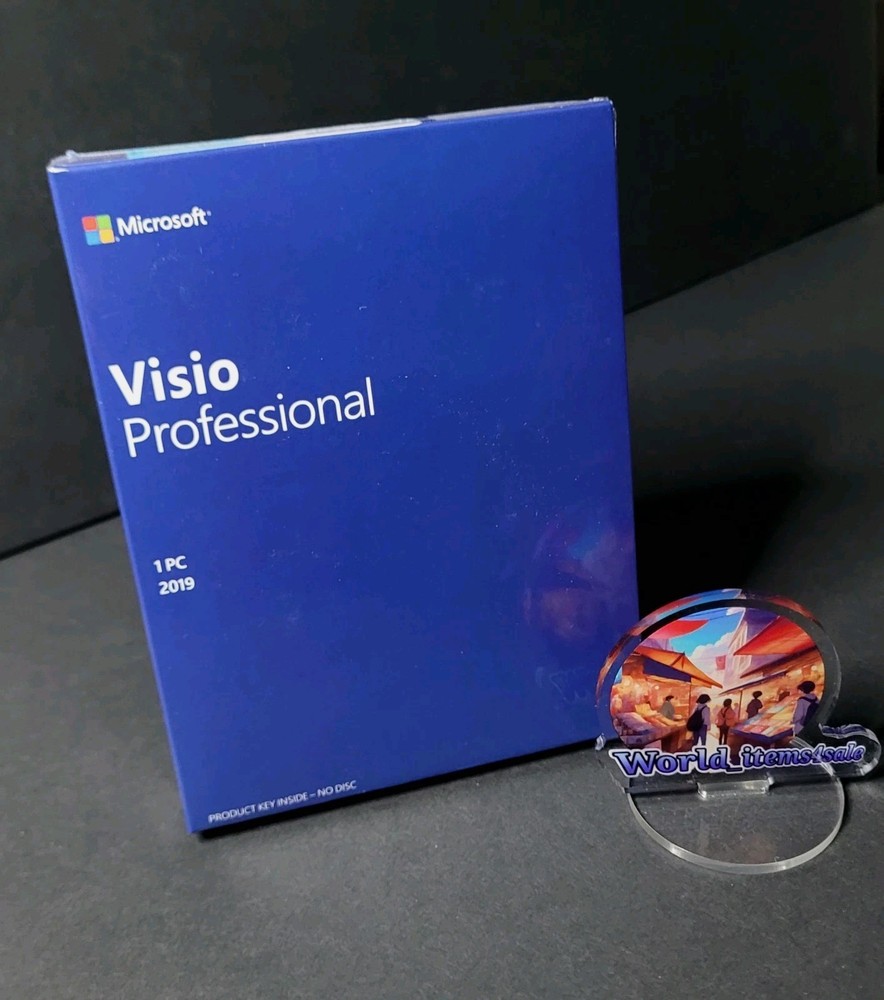 Visio Pro activation card 2019 Retail box. Please Read Description.
